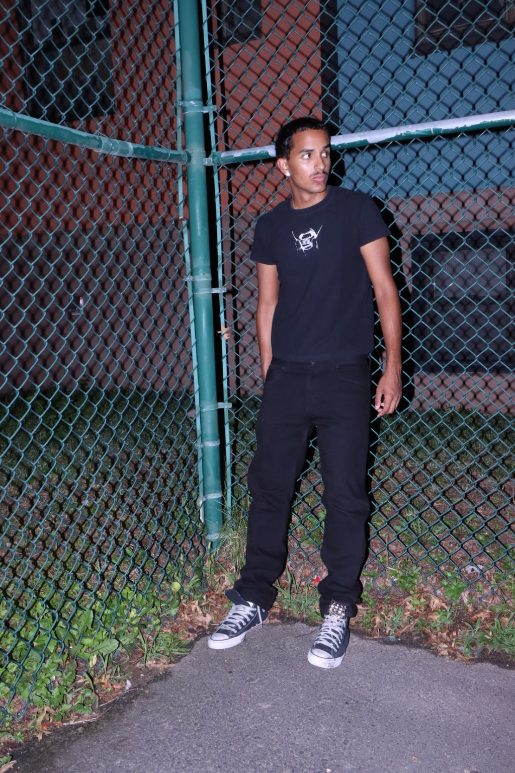 “lip” tee (BLACK)