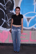 "heels" jeans